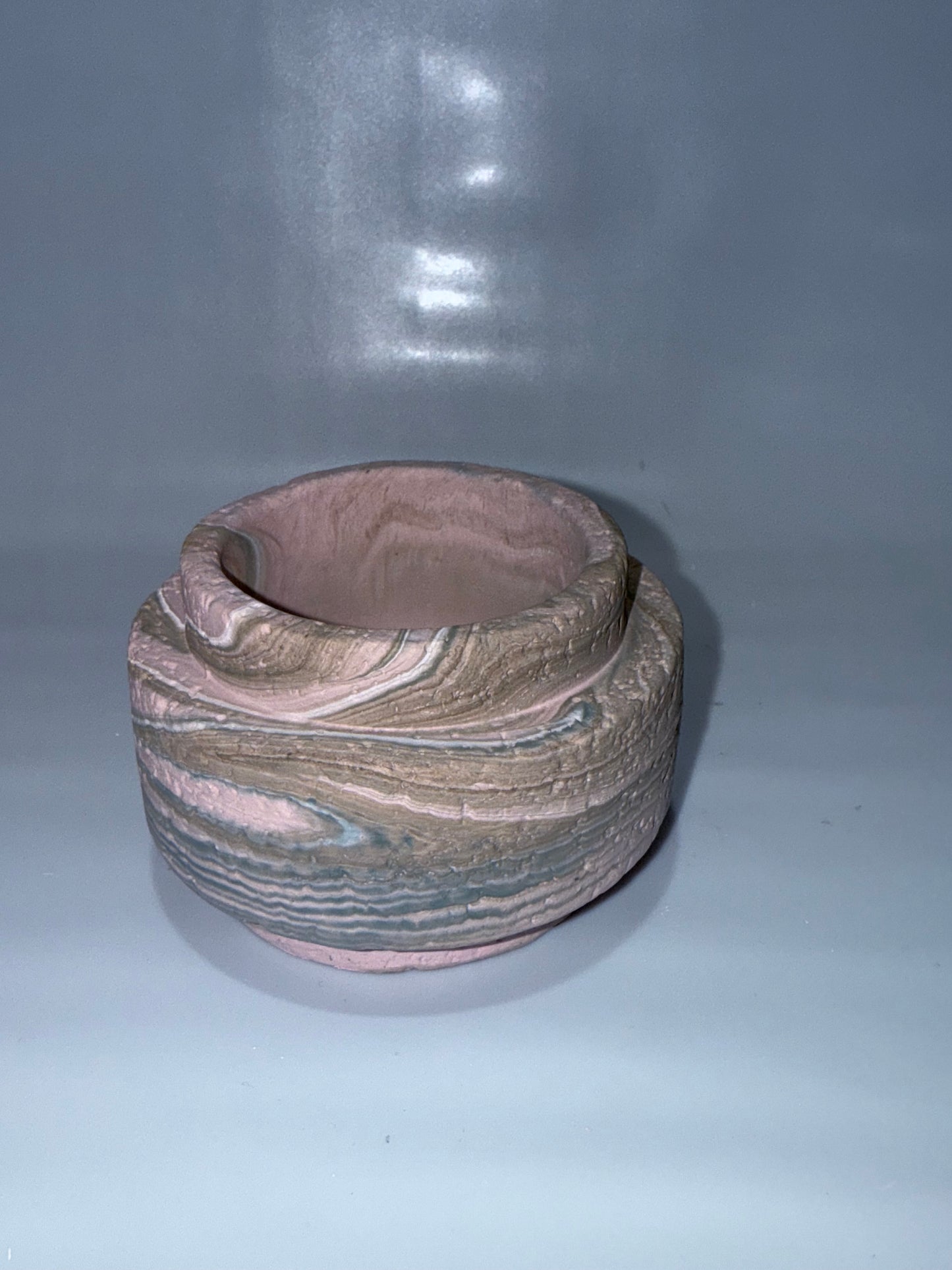 Teelichthalter | Streichholzhalter| Stabkerzenhalter - 3 in 1 Kerzenhalter in Lavastein Optik