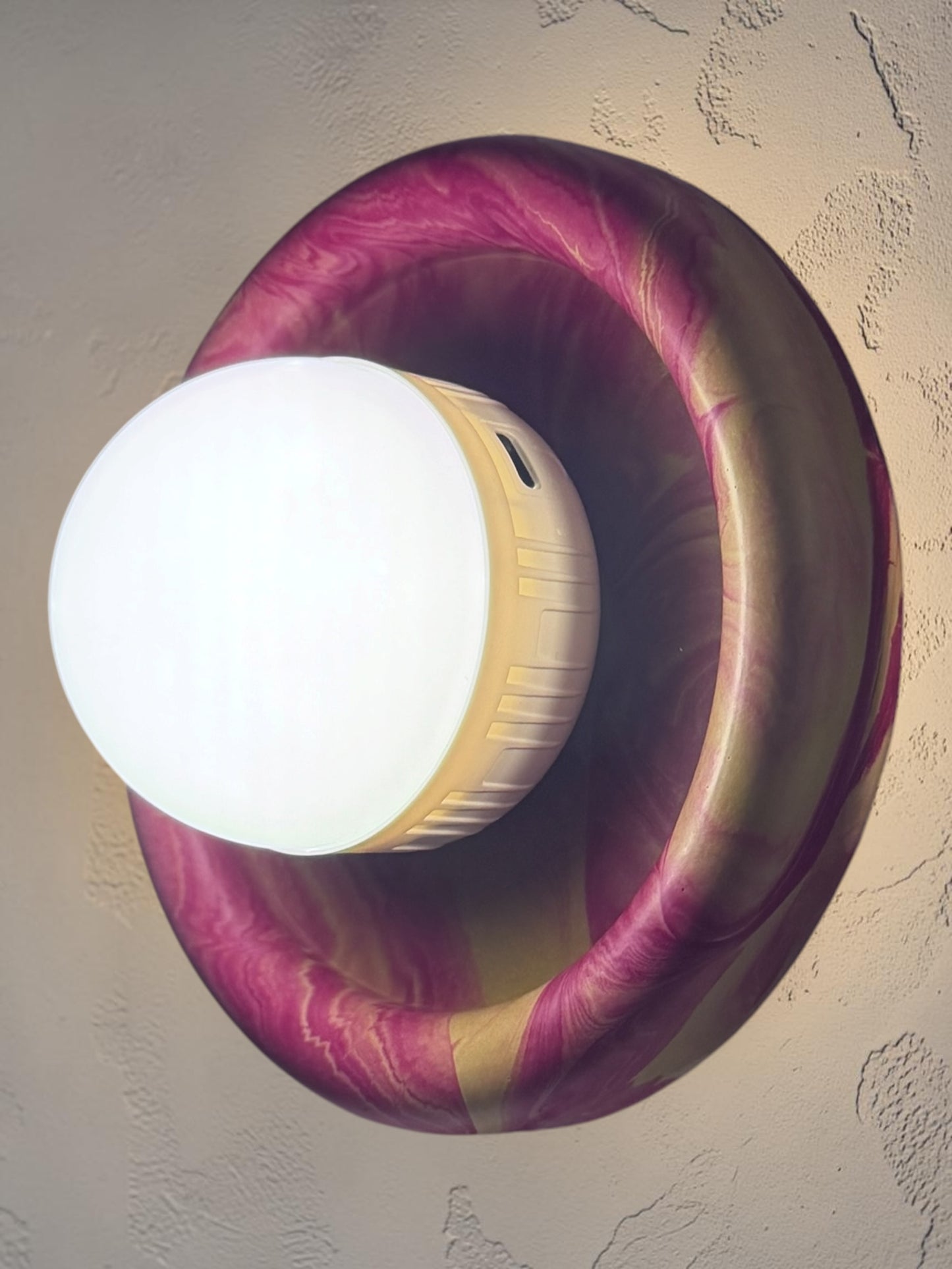 Moonlight Lampe -handgegossene LED Designleuchte mit Fernbedienung