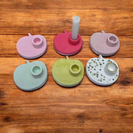 Apfel Kerzenhalter | handgemacht | Kerzenhalter | apfelform