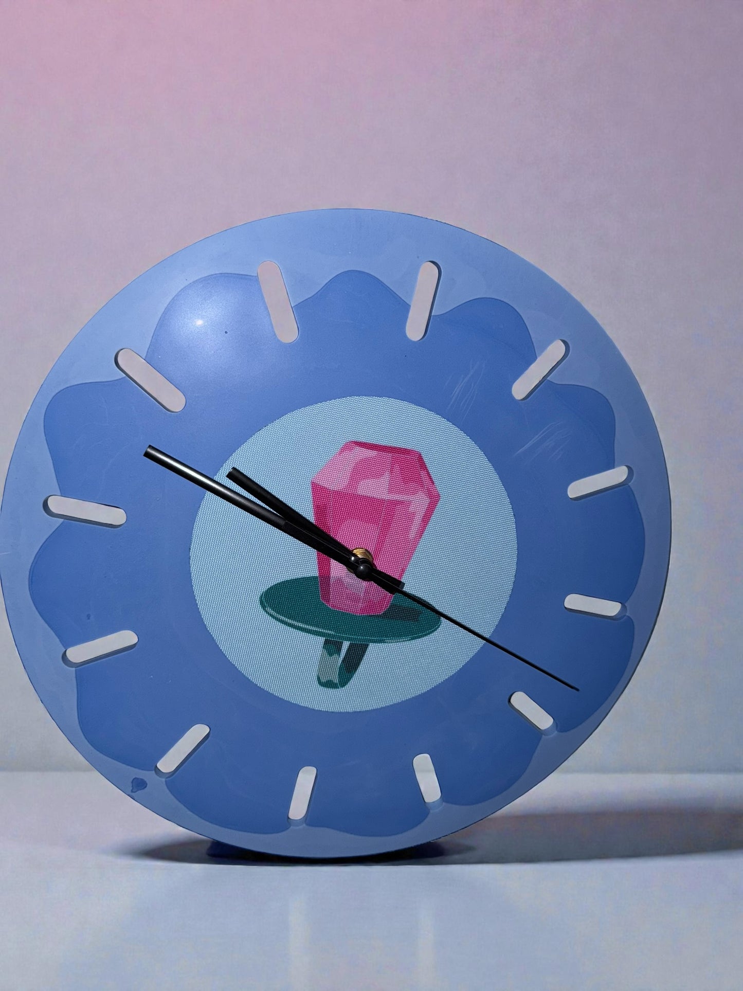 Uhr - Wanduhr - Handgemacht - Gießmasse