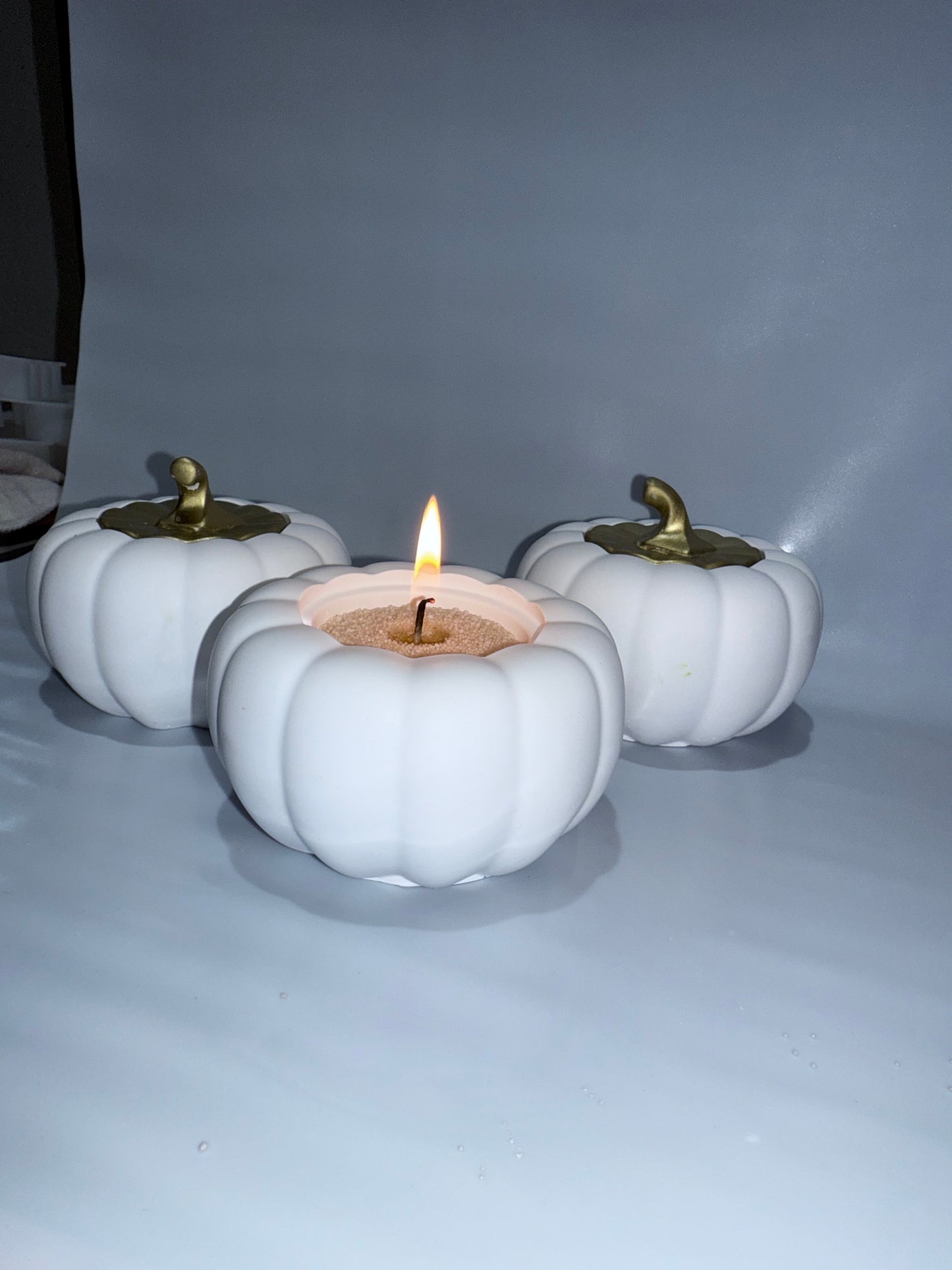 Kürbis Kerzenhalter, Pumpkin, Kürbis Deko, Kürbisse