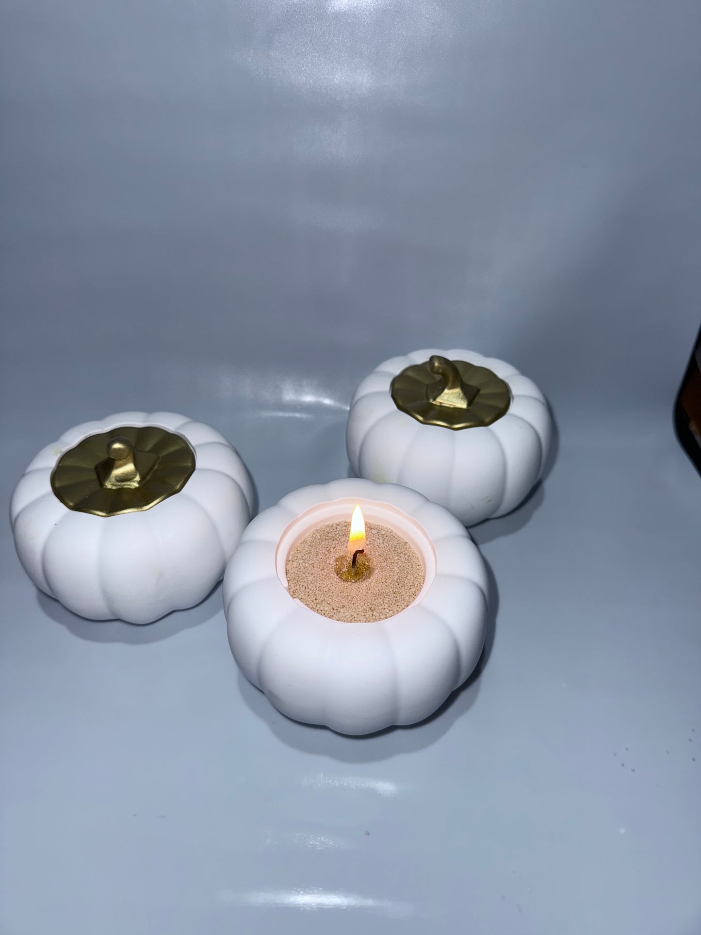 Kürbis Kerzenhalter, Pumpkin, Kürbis Deko, Kürbisse