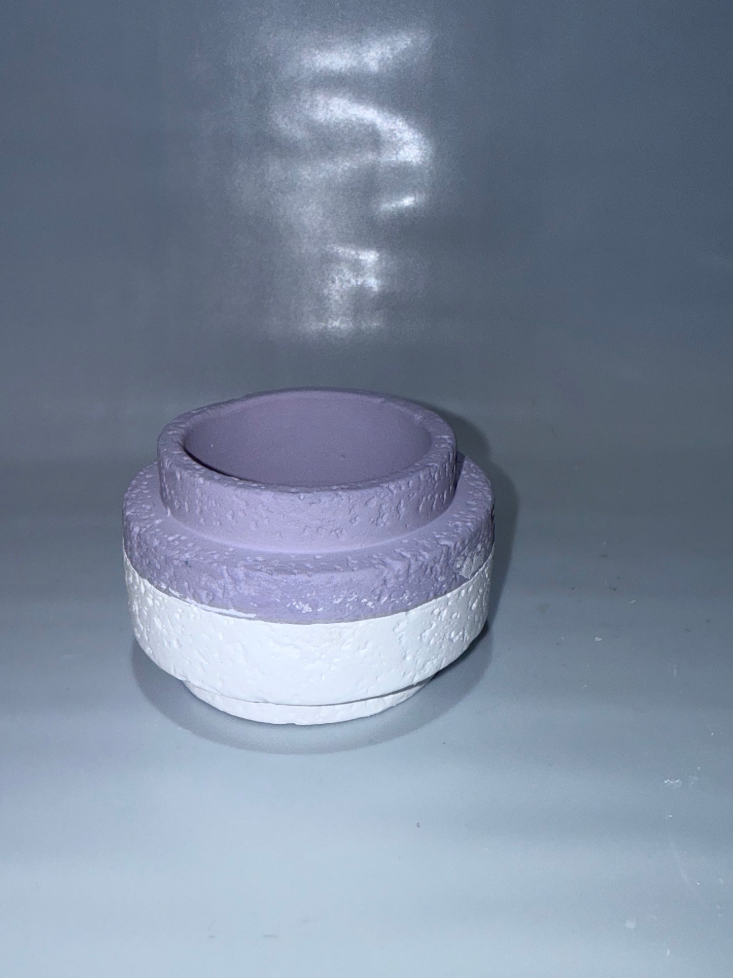 Teelichthalter | Streichholzhalter| Stabkerzenhalter - 3 in 1 Kerzenhalter in Lavastein Optik