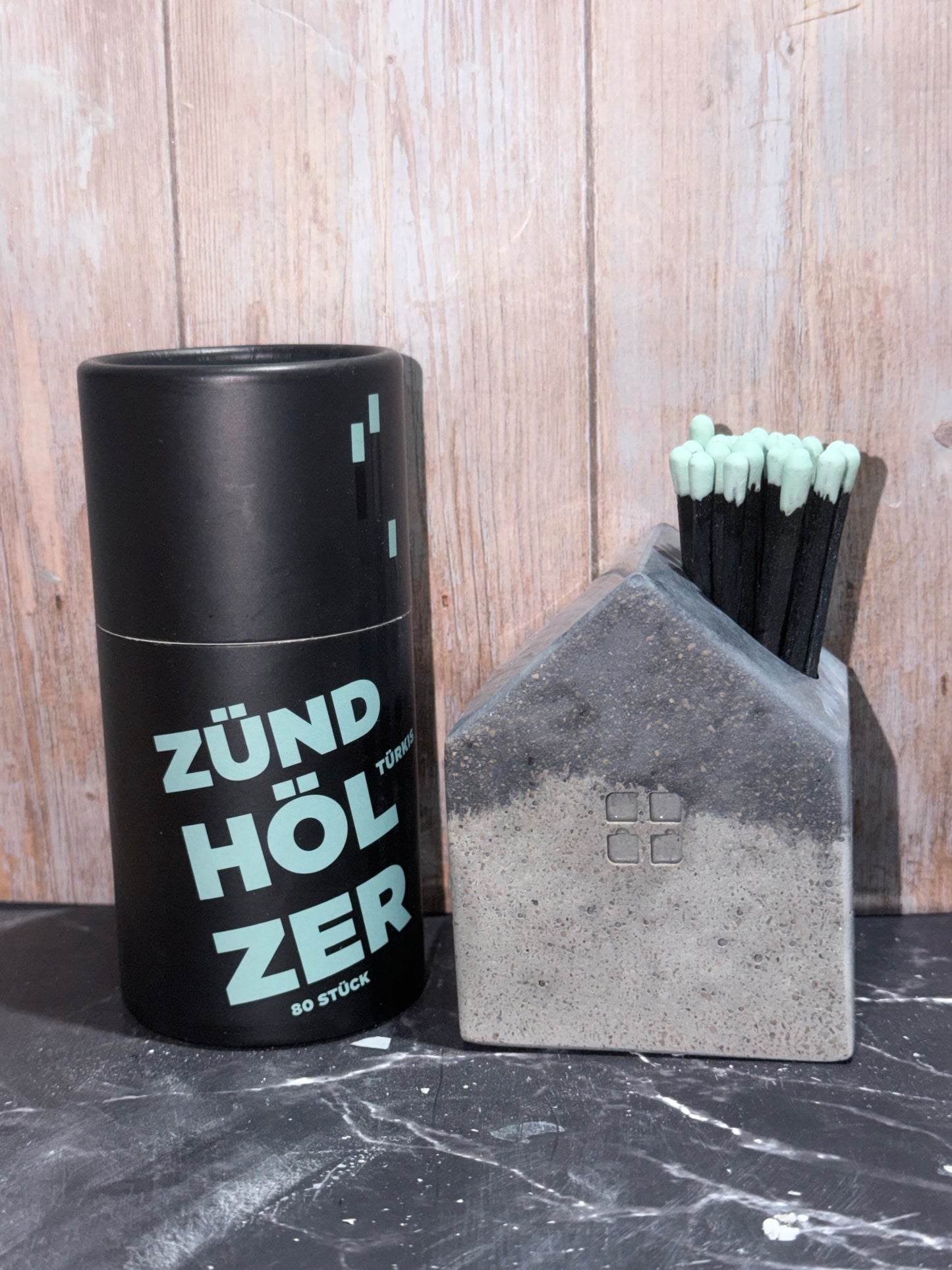 Streichholz Häuschen / Herz