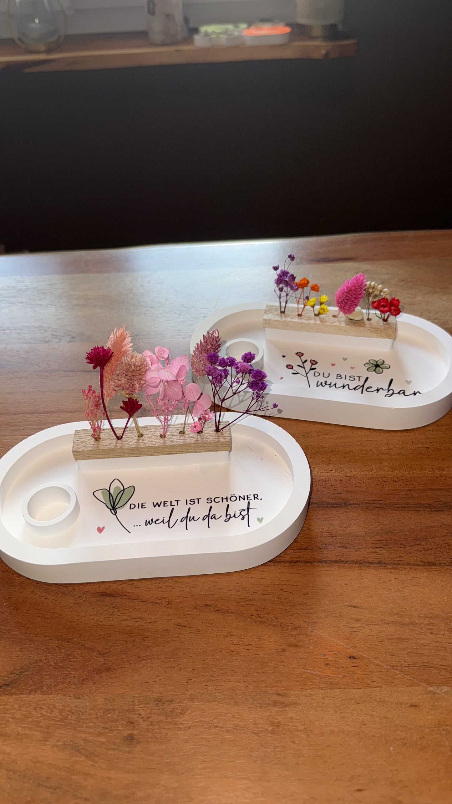 Geschenkset | du bist wundervoll | Geschenkset für Freunde | Frauengeschenk | Kerzenhalter