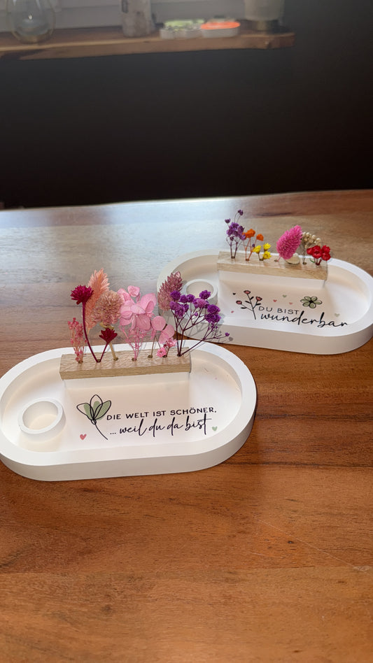 Geschenkset | du bist wundervoll | Geschenkset für Freunde | Frauengeschenk | Kerzenhalter