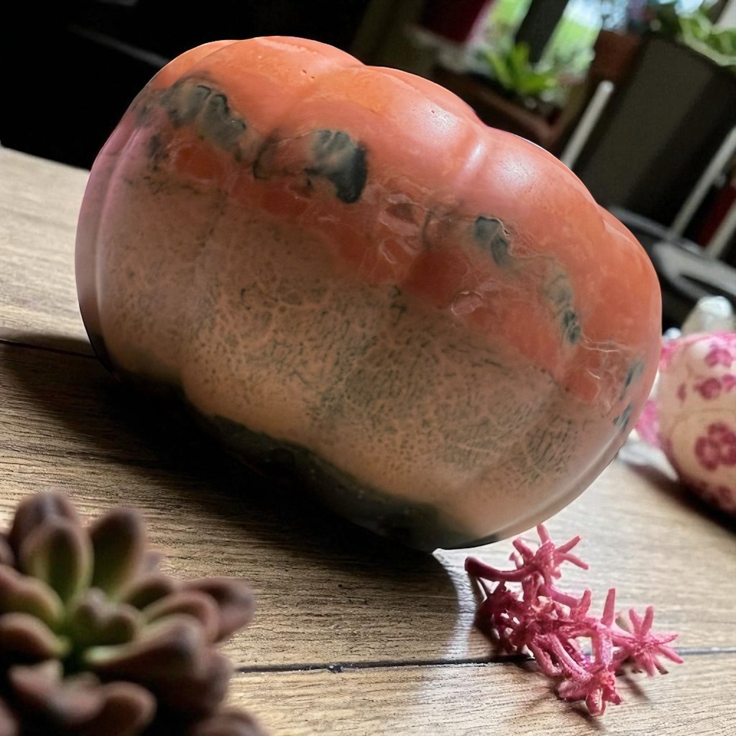 Kürbis Kerzenhalter, Pumpkin, Kürbis Deko, Kürbisse