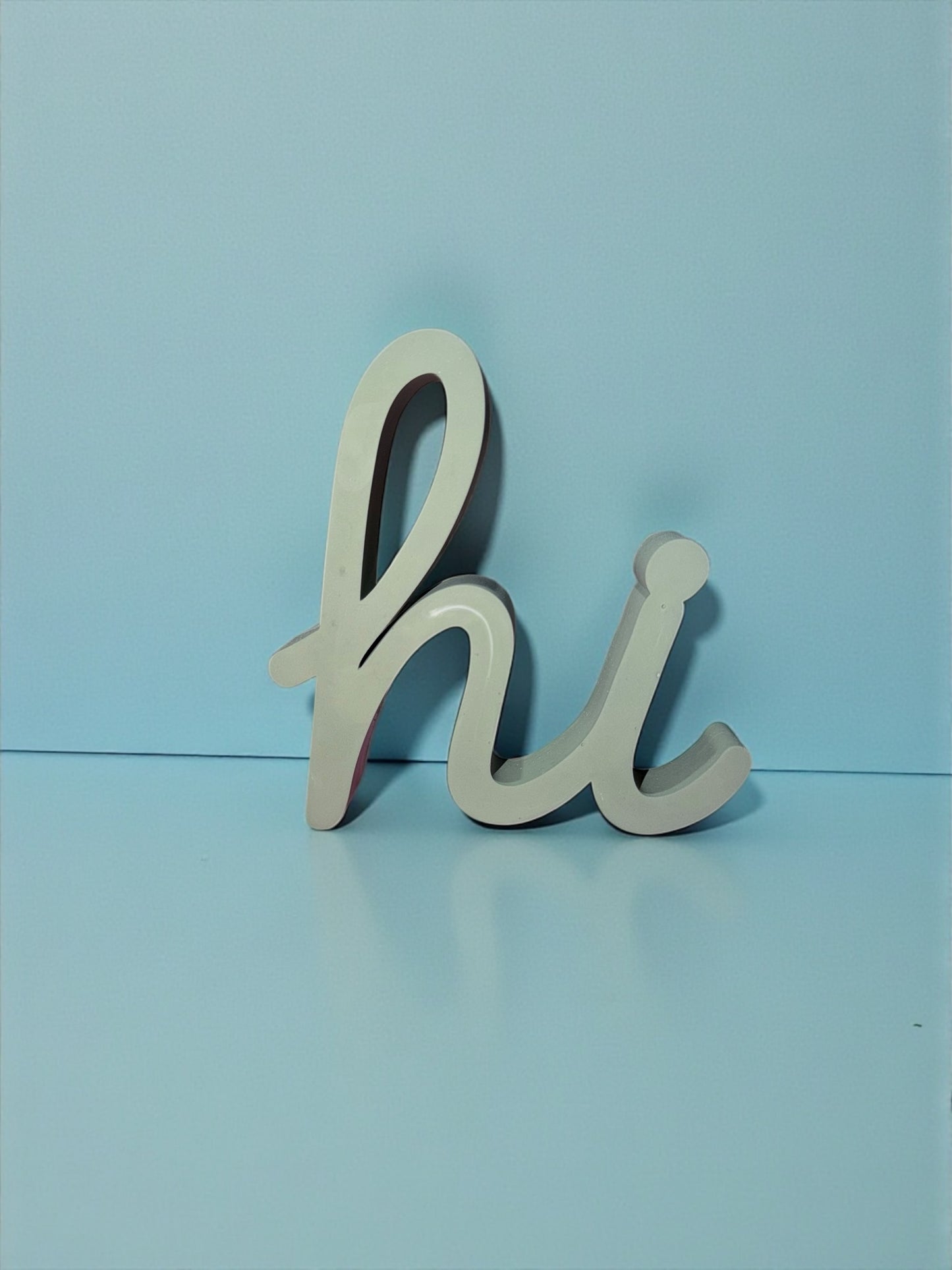 Hi & Hello Deko Schriftzug | smarte Deko | handgemacht | modern