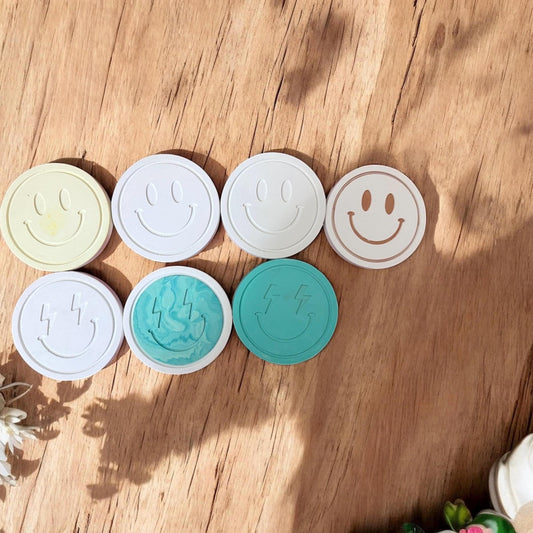 Gute Laune  Untersetzer , Gießmasse | Handmade Untersetzer | lachendes Gesicht