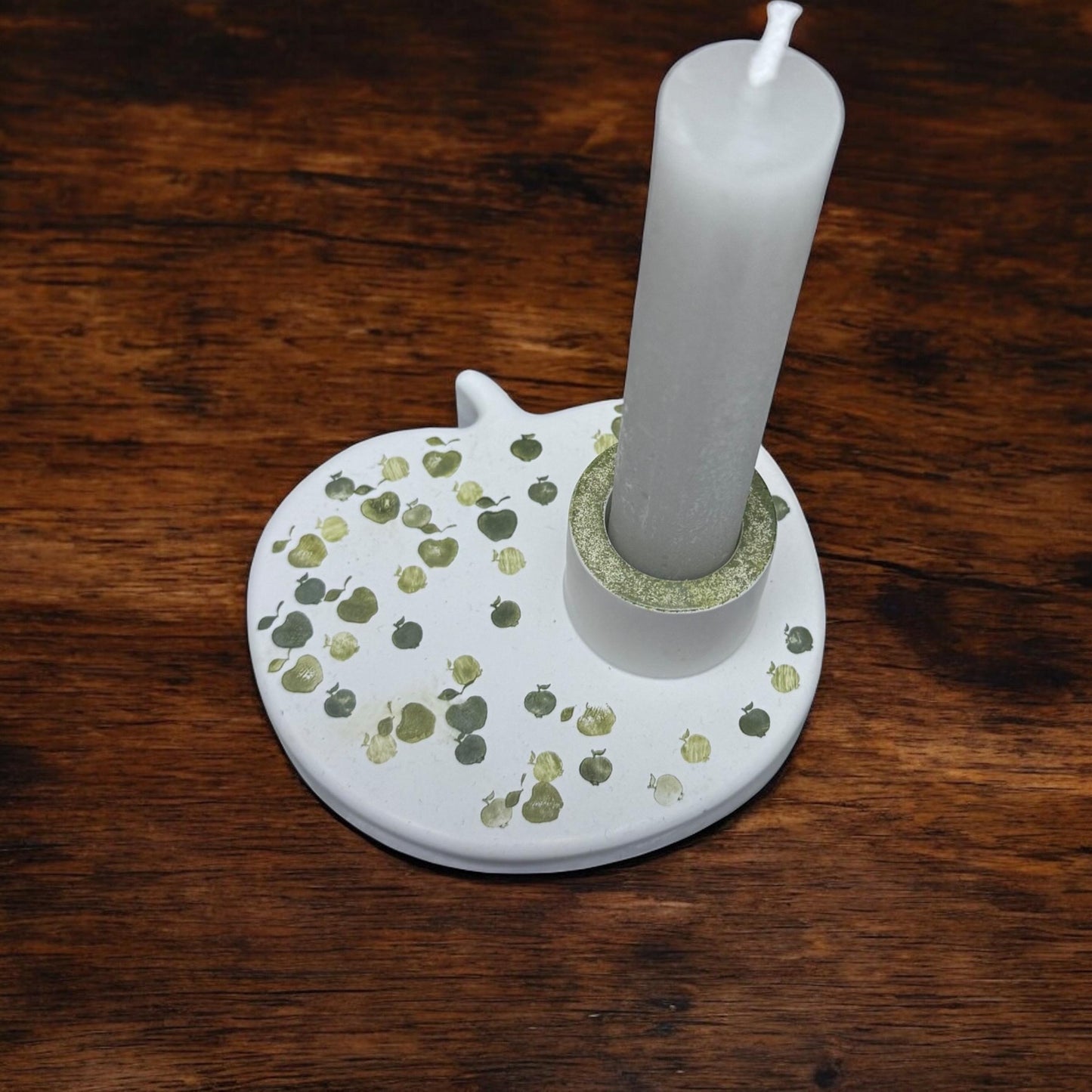 Apfel Kerzenhalter | handgemacht | Kerzenhalter | apfelform