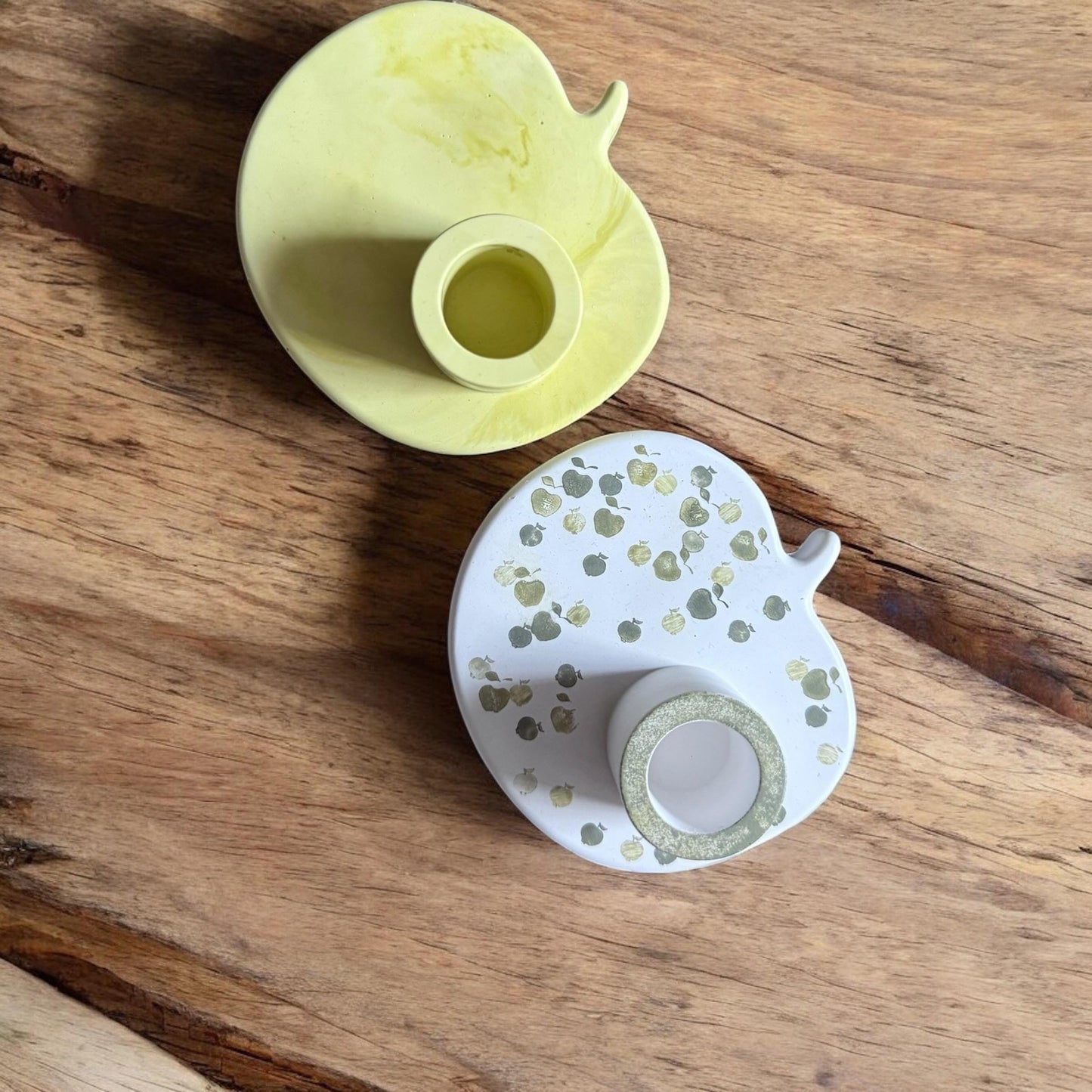 Apfel Kerzenhalter | handgemacht | Kerzenhalter | apfelform