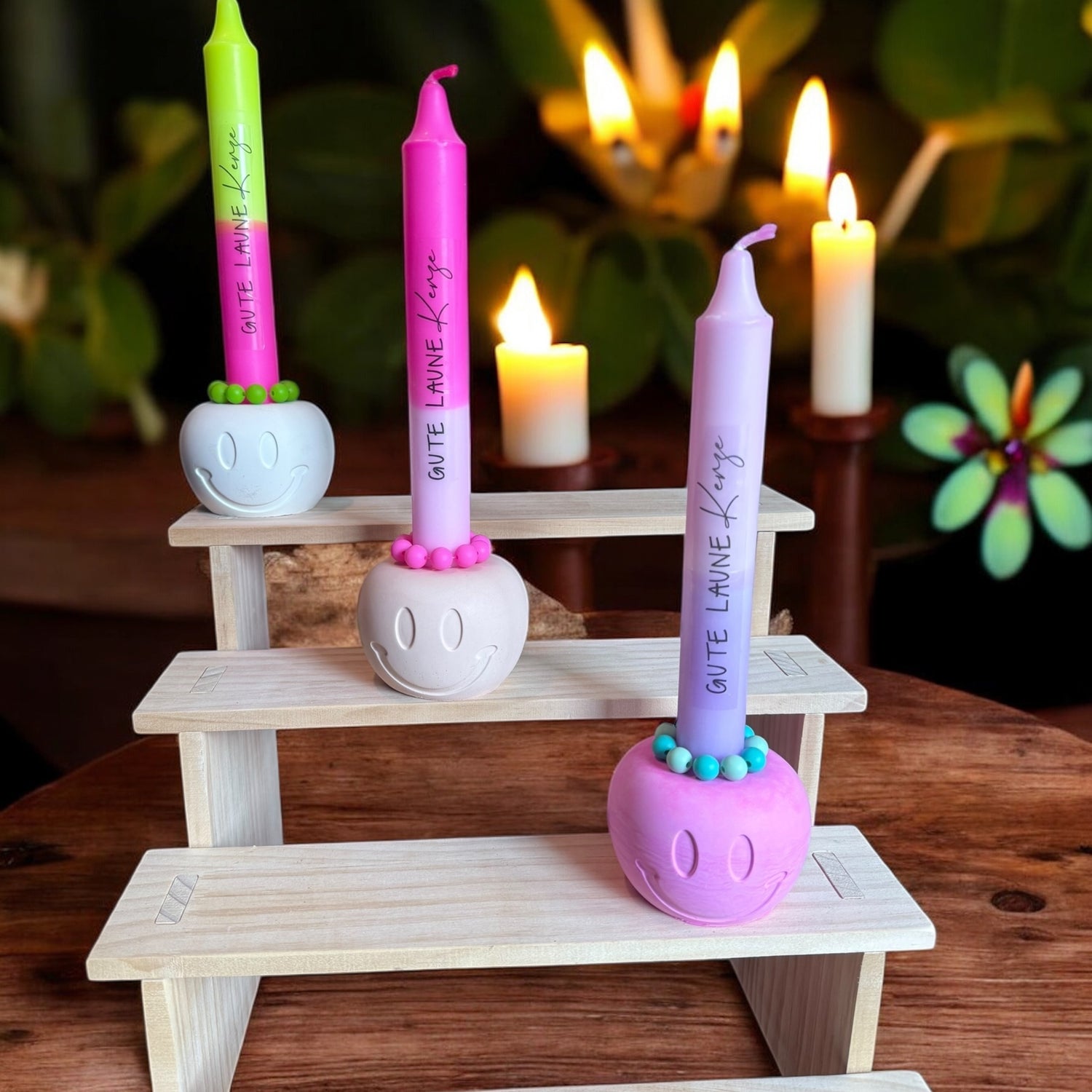 Kerzen, Kerzenhalter