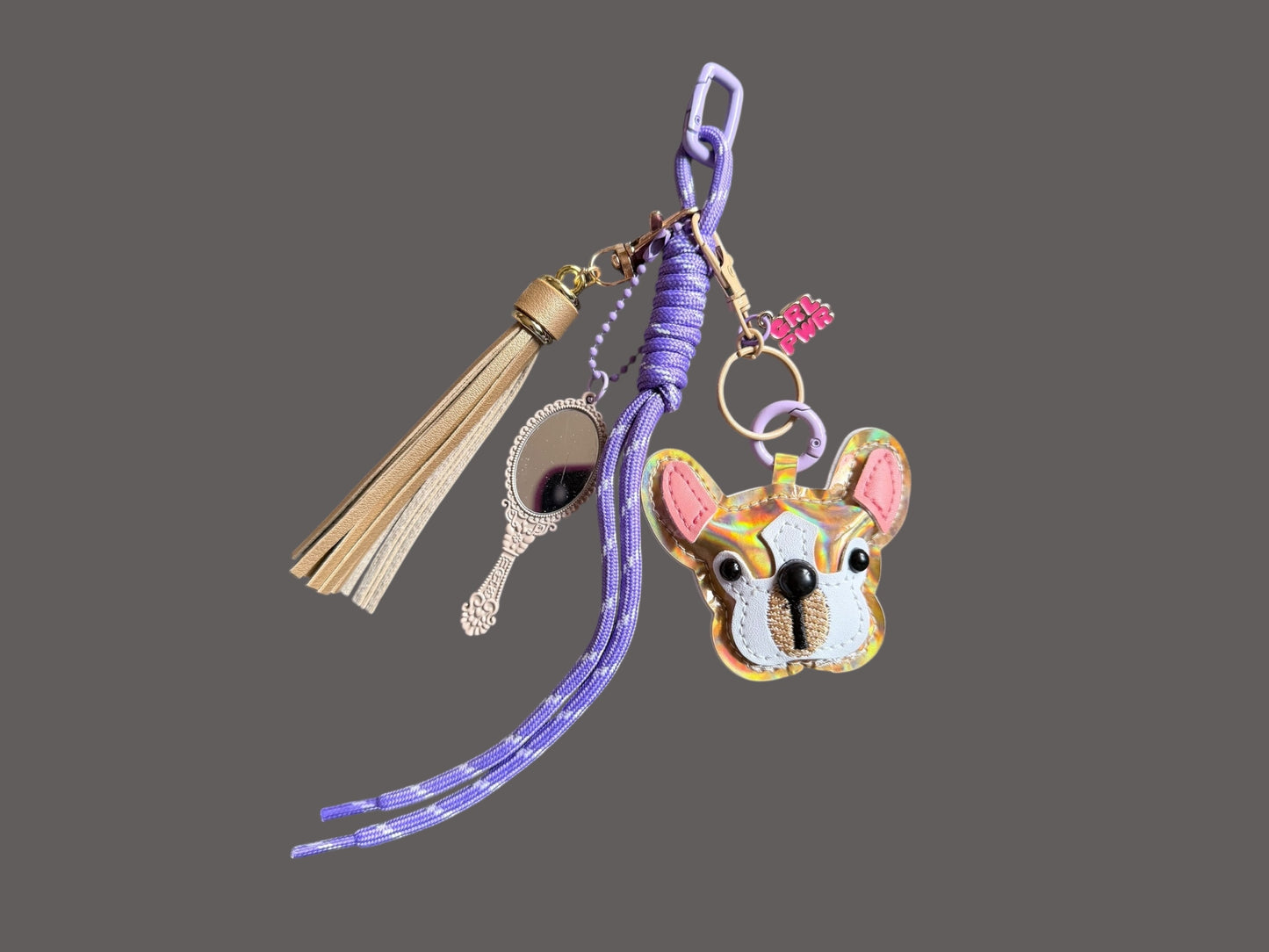 Statement Schlüsselanhänger / Taschenamhänger - Handmade