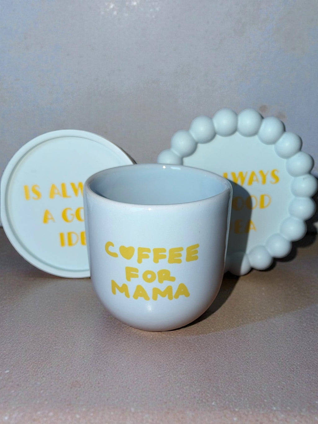 Sisi-Tasse, Kaffee für Mama, blau