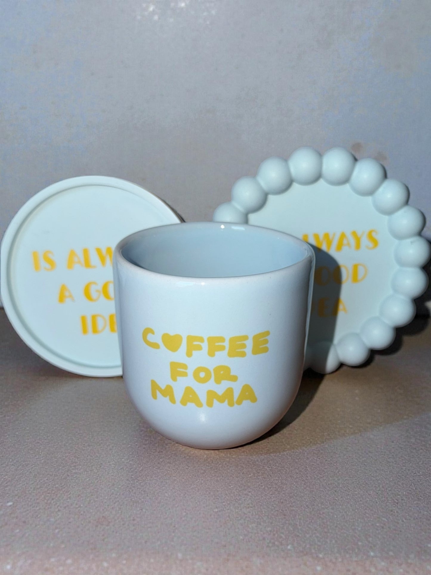 Sisi-Tasse, Kaffee für Mama, blau