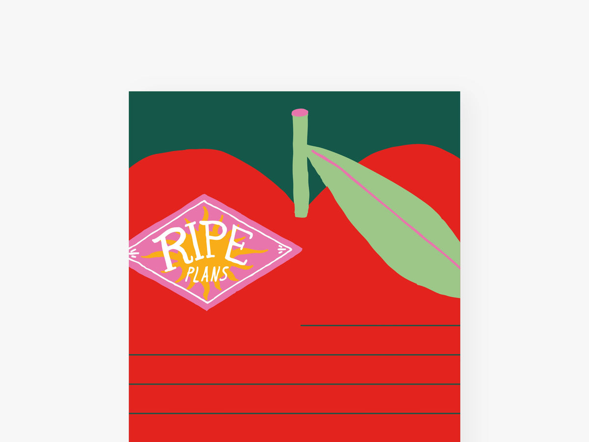 Notizblock "schmal" / Ripe Plans