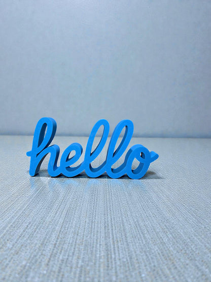 Hi & Hello Deko Schriftzug | smarte Deko | handgemacht | modern