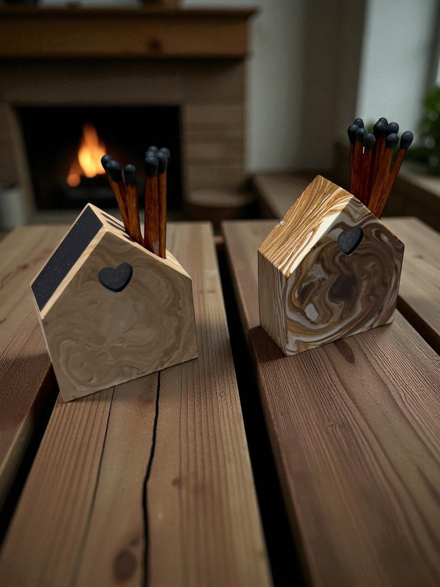 Holz Dekor | handgegossen | Unikate | Home Dekor | Wood