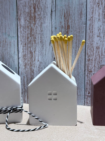 Streichholz Häuschen / Herz