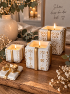 Weihnachts-Geschenkkerze | 3 Größen & 3 Düfte
