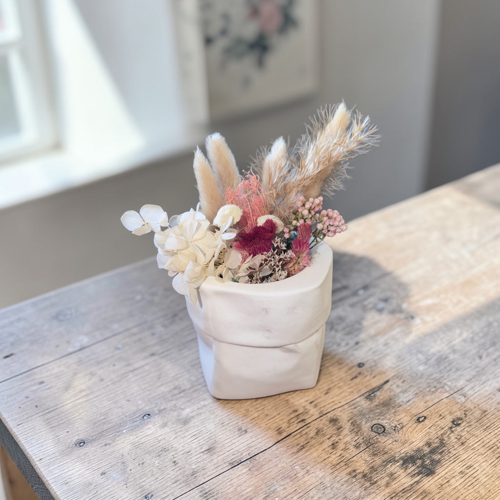 Dried flower arrangements flower girls & co. hand-poured