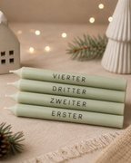 Mini Adventslicht – Kerzenhalter mit 4 Adventskerzen