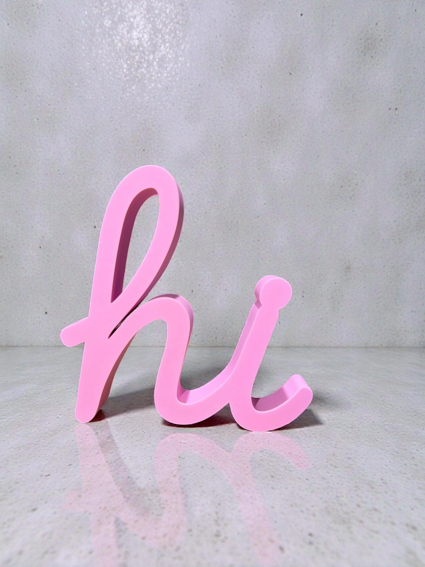 Hi & Hello Deko Schriftzug | smarte Deko | handgemacht | modern