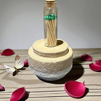 Bunte Streichhölzer im Glas | Hochzeitsgeschenk | Zündhölzer bunt