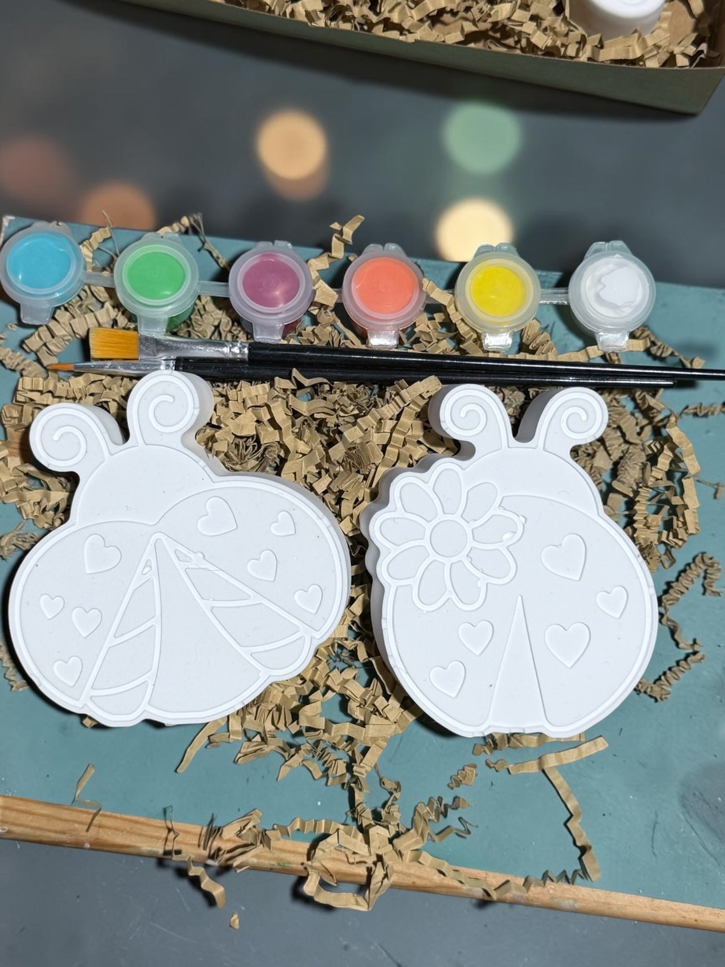 Mal Set Gipsfiguren - Geschenk Box