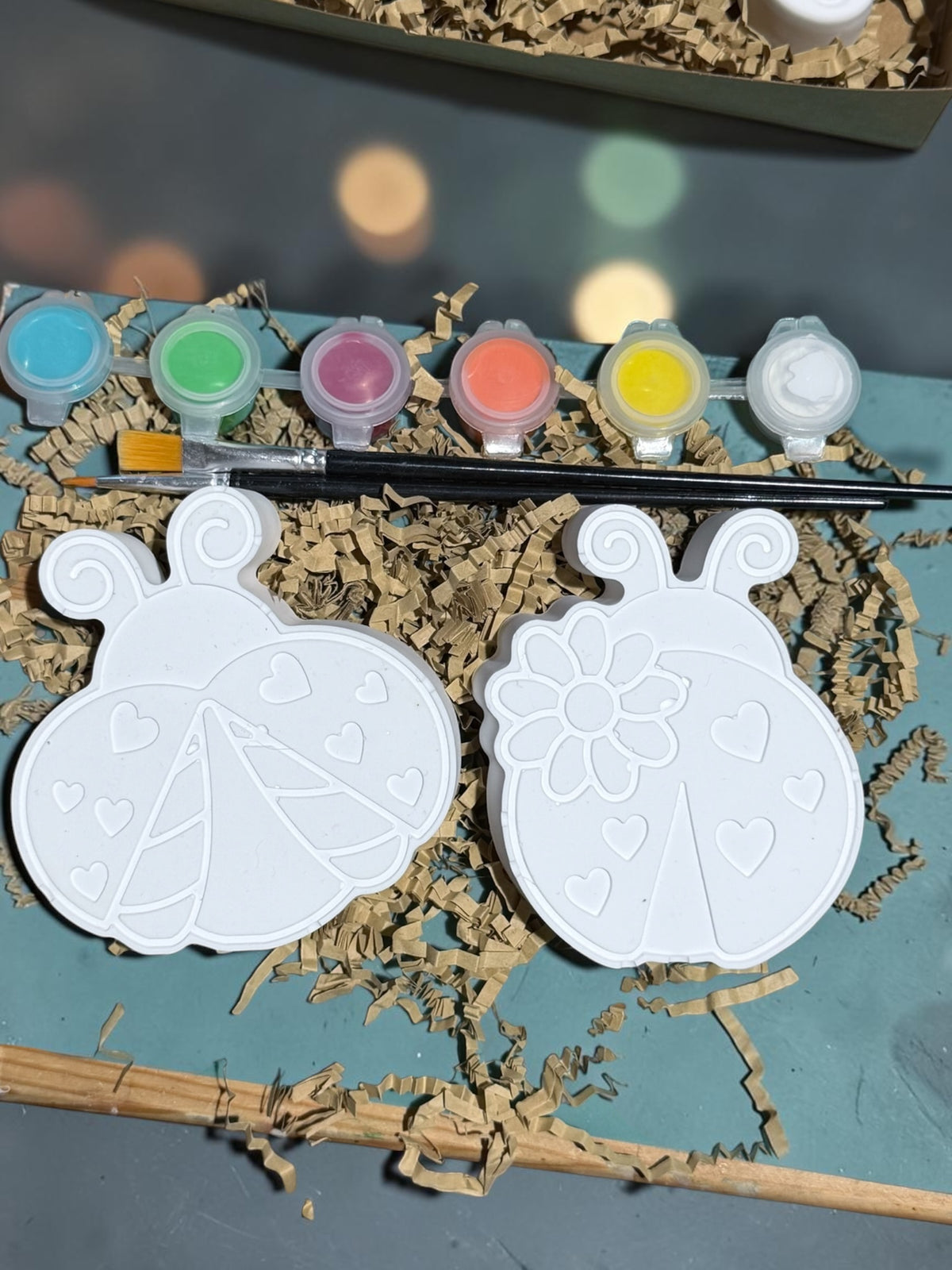 Mal Set Gipsfiguren - Geschenk Box