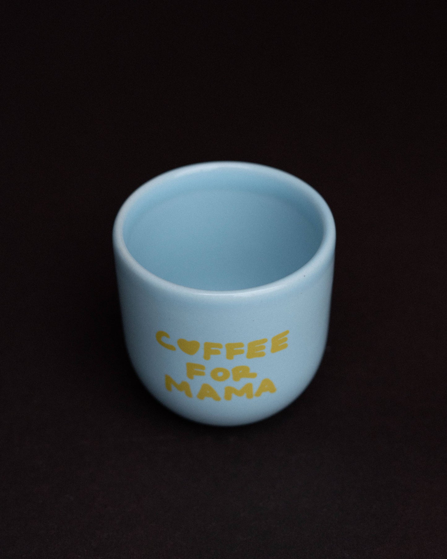 Sisi-Tasse, Kaffee für Mama, blau