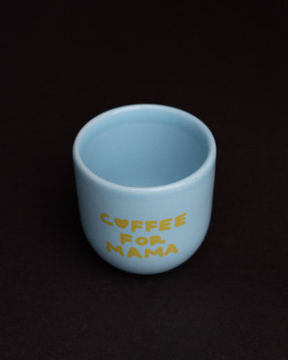 Sisi-Tasse, Kaffee für Mama, blau