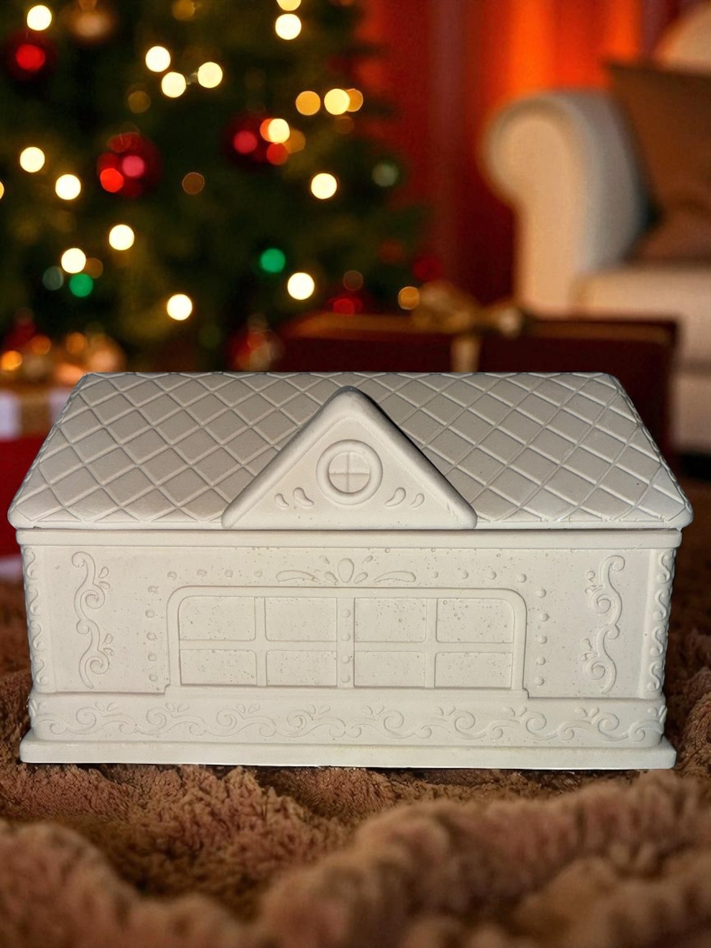 Lebkuchenhaus - Gingerbreadhouse - Kerzenschatulle - Plätzchendose