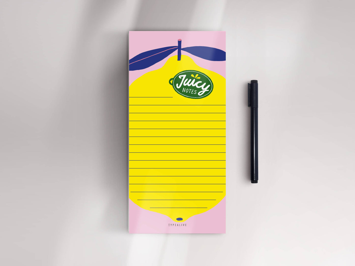 Notizblock "schmal" / Juicy Notes