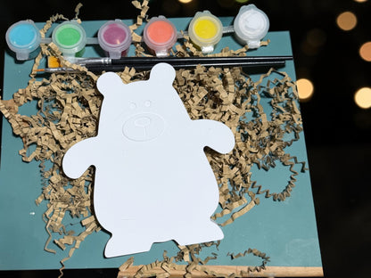 Mal Set Gipsfiguren - Geschenk Box