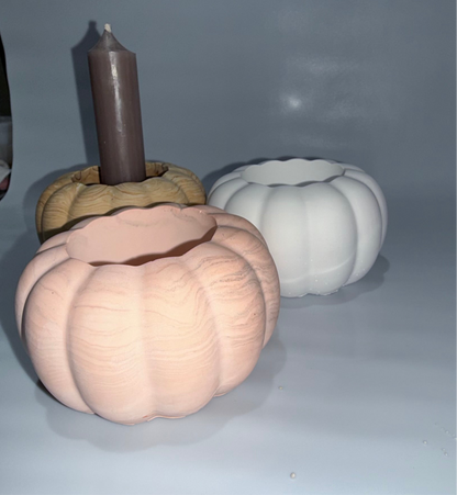 Kürbis Kerzenhalter, Pumpkin, Kürbis Deko, Kürbisse