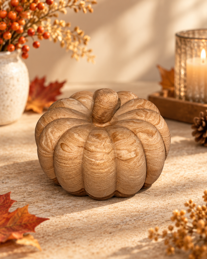Kürbis Kerzenhalter, Pumpkin, Kürbis Deko, Kürbisse