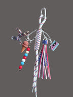 Statement Keychain / Bag Charm - Handmade