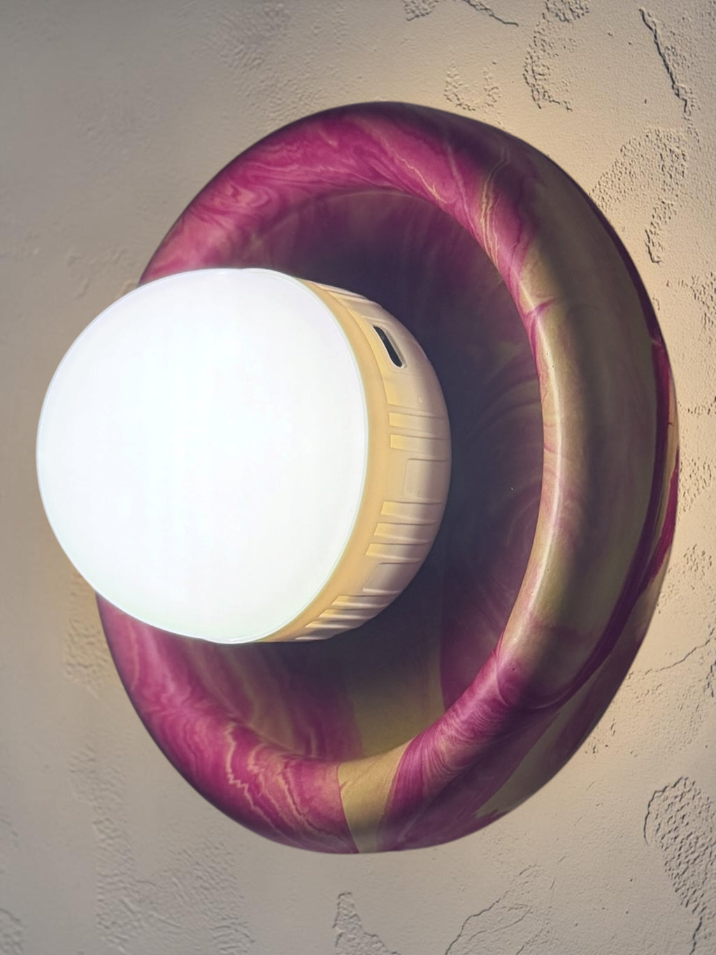 Moonlight Lampe -handgegossene LED Designleuchte mit Fernbedienung
