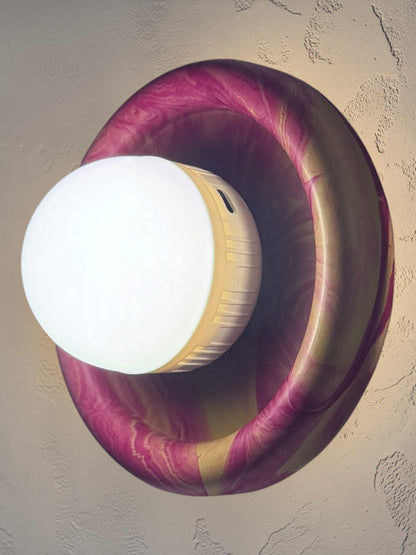 Moonlight Lampe -handgegossene LED Designleuchte mit Fernbedienung