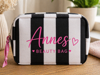 Personalisierte Kosmetiktasche | Make-up Tasche mit Name | Individuell bedruckt | Geschenk für Frauen | Selfcare Bag | Reise Organizer