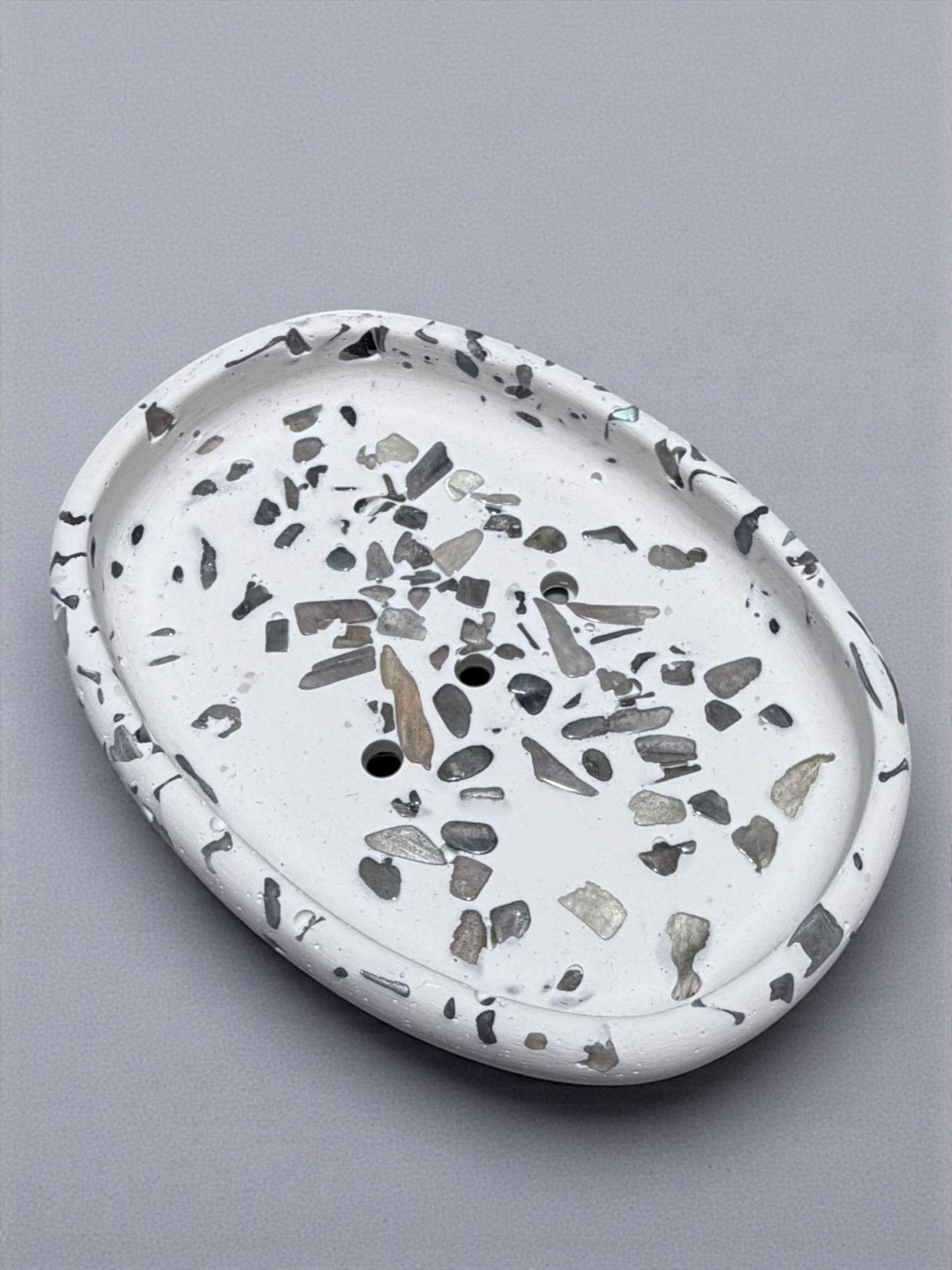 Handgemachte Seifenschale  | Aus Gießmasse | Versiegelt | Badezimmer Deko | Geschenkidee | Handmade Soap Dish