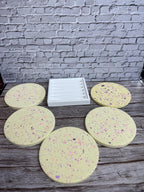 Terrazzo Untersetzer Set  , Gießmasse | Handmade Untersetzer | Terrazzo  Design