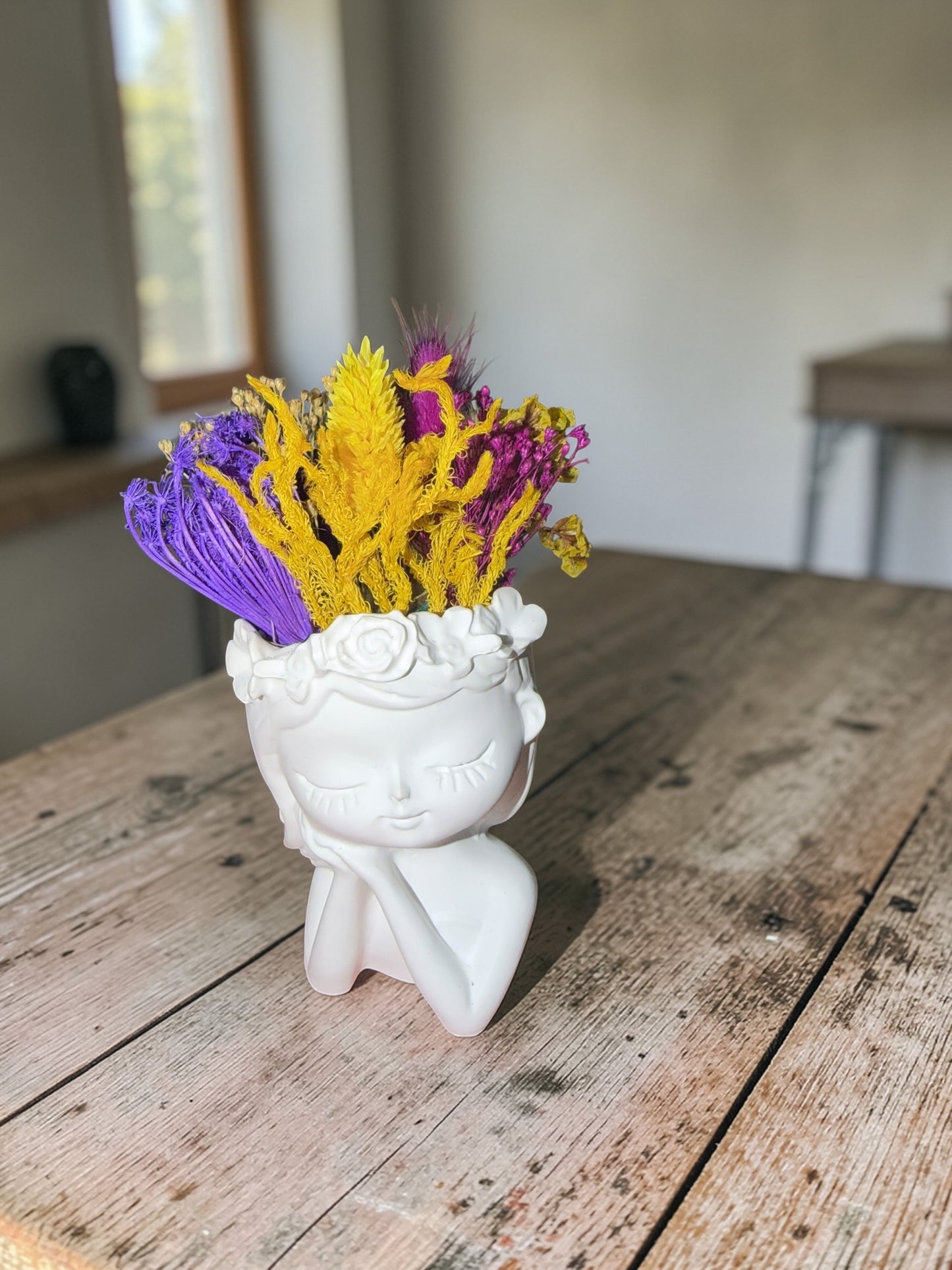 Trockenblumen Arrangements Blumenmädchen & co handgegossen