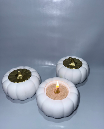 Kürbis Kerzenhalter, Pumpkin, Kürbis Deko, Kürbisse