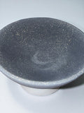 Handgemachte Betonschale auf Fuß | Dekoschale aus Beton | Minimalistische Wohnaccessoires | Modernes Design | Schale grau handmade