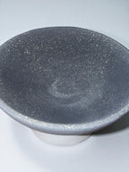 Handgemachte Betonschale auf Fuß | Dekoschale aus Beton | Minimalistische Wohnaccessoires | Modernes Design | Schale grau handmade