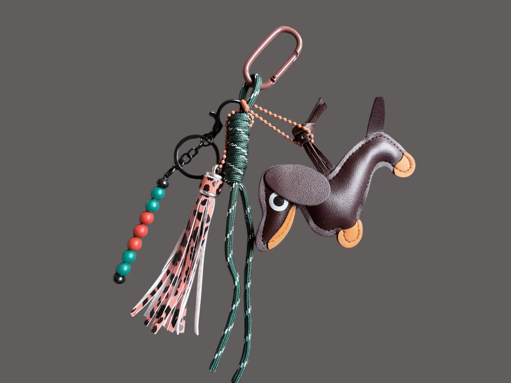 Statement Keychain / Bag Charm - Handmade