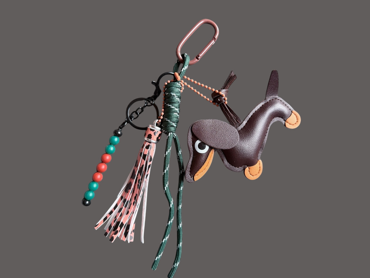 Statement Keychain / Bag Charm - Handmade