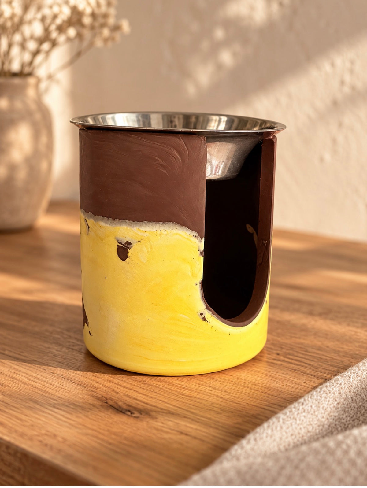 Handgegossene Duftlampe für Duftschmelzies | Schmelzschale